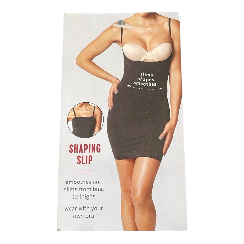 Dressbarn Black shaping slip Size small